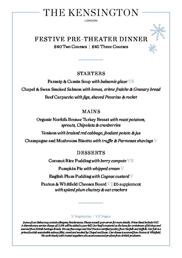 KEN_Festive Pre-Theatre Menu_A5_Festive 2023