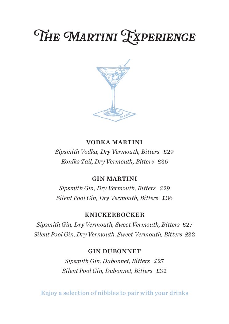 The Martini Experience