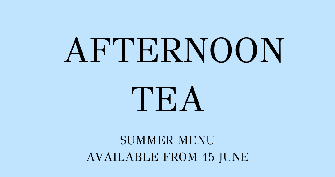 Kensington Summer Afternoon Tea Menu
